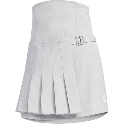 Future Style 2-In-1 Pleated Skirt Women Skirts Light-Gray JN3514