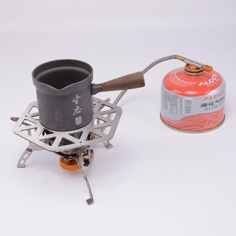 Portable Stove Stand Heat-Resistant Trivet Stainless Steel Pot Holder Stove Stabilizer Plate Non-Slip Gas Stove Stand