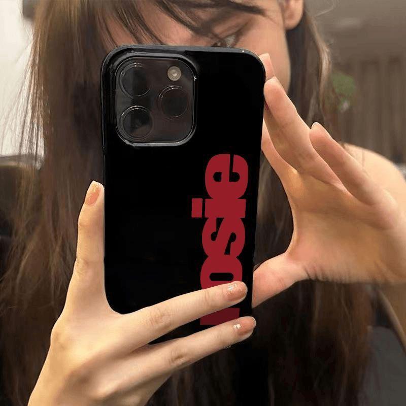 Creative Red iPhone 17 Pro Case - Soft, Simple Design for iPhone 16 Pro/15/14/13