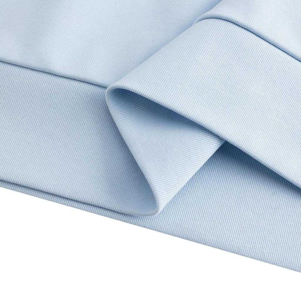 Anta Lifestyle Series Fashion Casual Loose Comfortable Campus Versatile Sports Pullover Sweatshirt Unisex Tops Frost-Blue 972618704-8