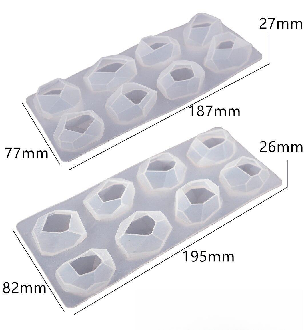 

2 шт. DIY форма камня силиконовая форма форма для мыла силиконовая форма для смолы 3d силиконовая форма для изготовления свечей