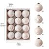 12Pcs Shimmering Christmas Ball Ornament 8cm Shatterproof Christmas Baubles Hanging Decorations for Tree Wreath Mantels