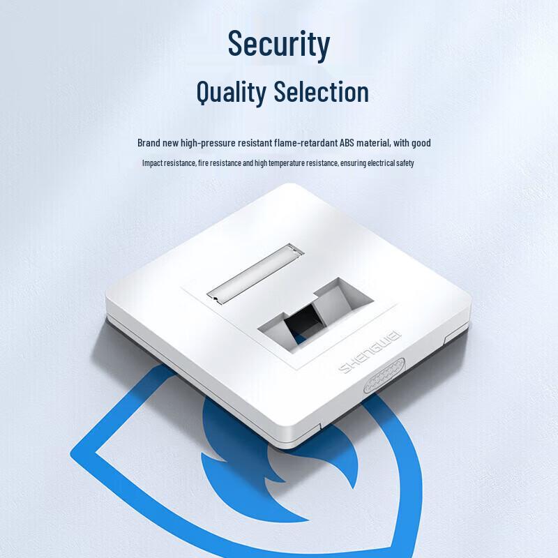 Shengwei Single-Port SC Single-Mode Fiber Optic Wall Plate