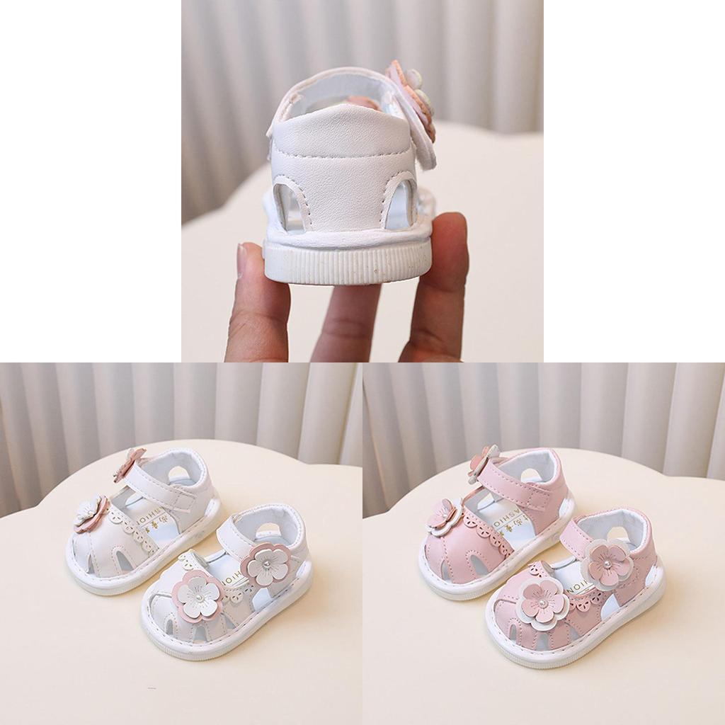 Princess Baby Girl Sandals With Soft Sole And Rattle For Toddler Summer Play
