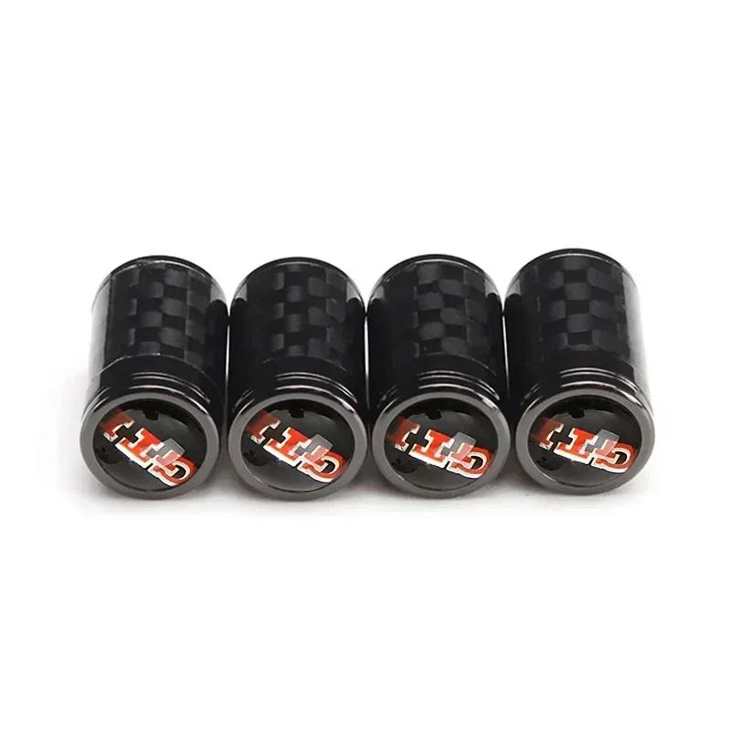 New 4pcs Car Wheel Valve Caps for Volkswagen Passat Tiguan Golf Bora Jetta Beetle Scirocco Sharan Sagitar Tire Dust Cover S