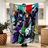Coperta con Stampa Jujutsu Kaisen - Morbida e Confortevole, per Camera da Letto, Viaggio, Divano, Decorazione per la Casa - Regalo di Compleanno Natale per Amico