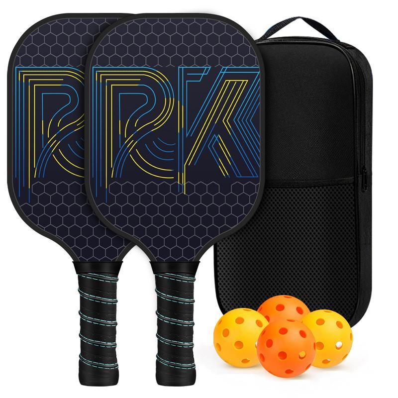 Pickleball Paddle Pro-Grade Glass Fiber Racket Same Style Complete Set Advanced Players