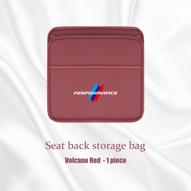 TWDG8 Car multifunctional storage box folding leather Garbage bag For BMW X1 X3 X5 X6 X7 1 3 5 7 Series E70 E87 F40 F48 G20 G30 G32 i7