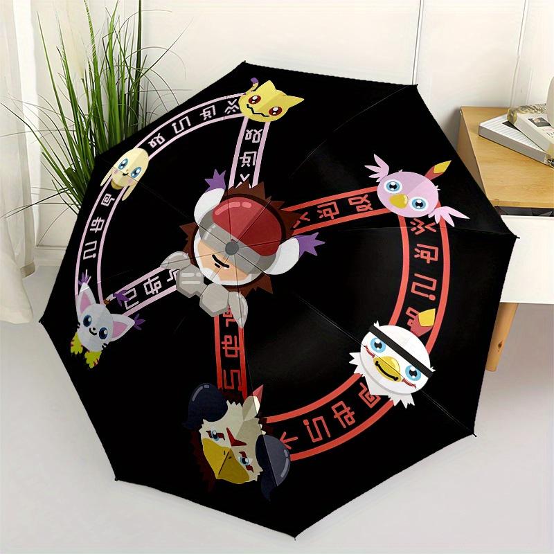 

1pc Fantasy Animal Adventure Umbrella with Plastic Handle,Suitable for All Seasons Home Travel Outdoor UmbrellaM1160