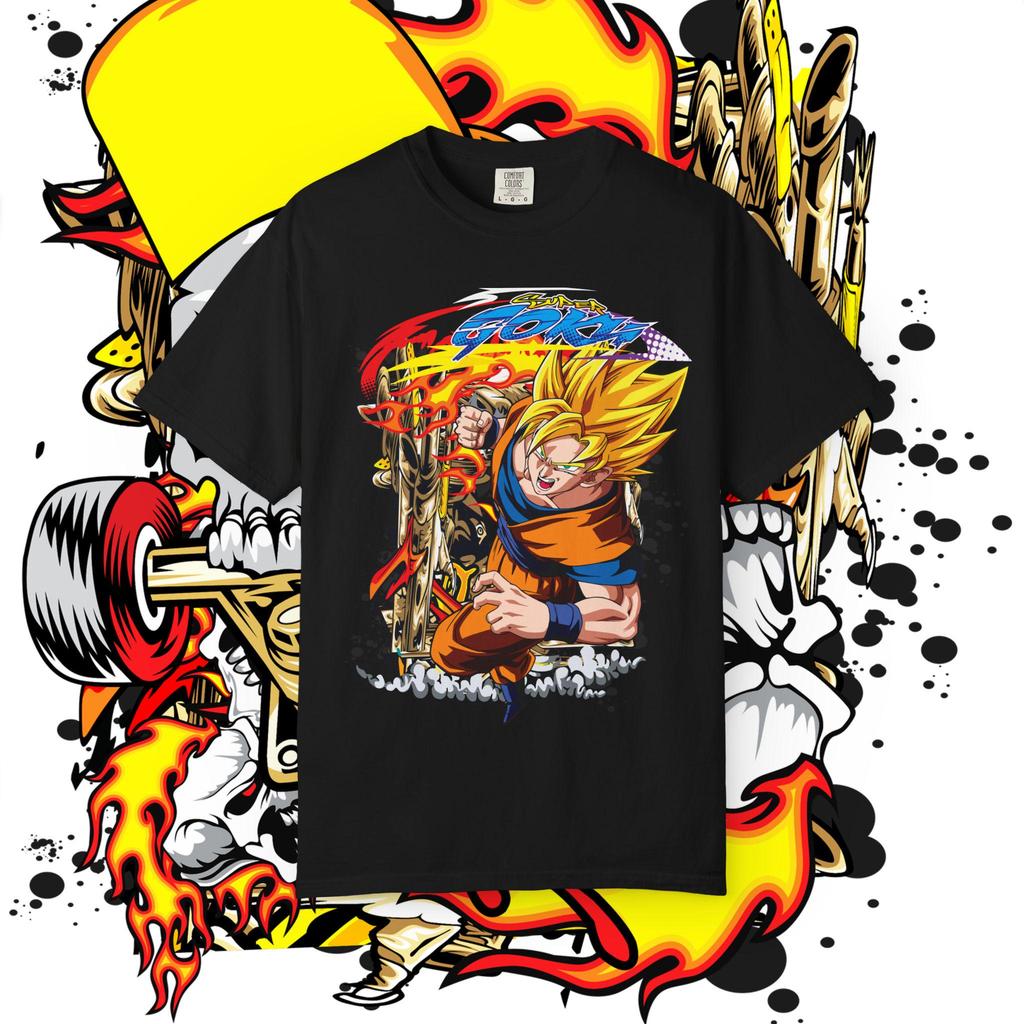 Super Saiyan Anime Fighter Tshirt Unisexga Dragon Warrior 2026 New Cotton Summer Tshirt Unisex and Women Relaxing and Comfortable