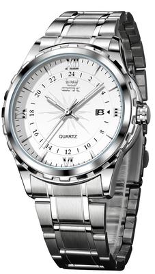 OPK Quartz Simple Stylish Watch Classic Watch Stainless Steel Date Waterproof Luminous Men's Men's School…