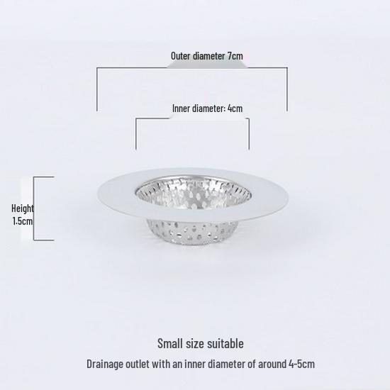 

Сетка из нержавеющей стали для раковины и слива в полу - Аксессуар для ванной и кухни