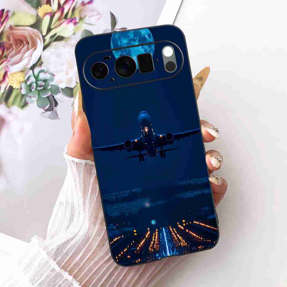 For Google Pixel 10 Pro 5G Case Fashion Painting Silicone TPU Black Soft Cover For Google Pixel 10Pro GEHN3 Phone Cases Bumper