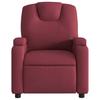 Red Wine Recliner Chair Fabric