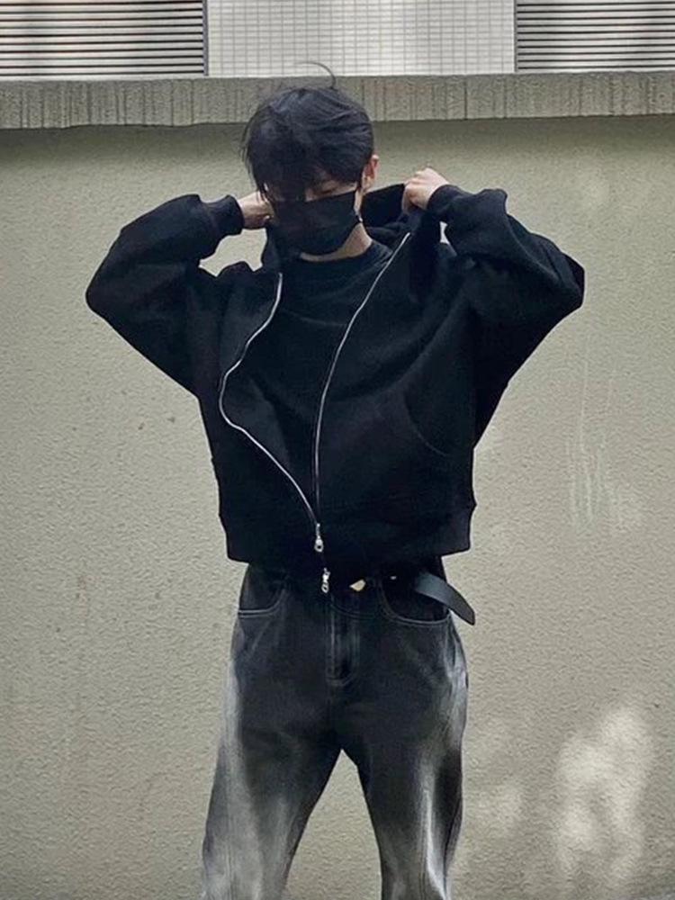 2024 A/W Unisex 500g Cleanfit Cardigan Sweater Hoodie Jacket