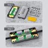 Heavy Duty ABS Shielded Ethernet Connection Box CAT6A Standard Junction Box for Office Home Framework Expansion
