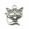 Charms Cat Pendants Heart Alloy Crafts For DIY Jewelry Making Accessories