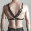 Harness for Men Strap Costume Sexy Shoulder Bondage Chest Lingerie Pu Leather Belt Erotic Hollow Gay Clothing for Adult Sex