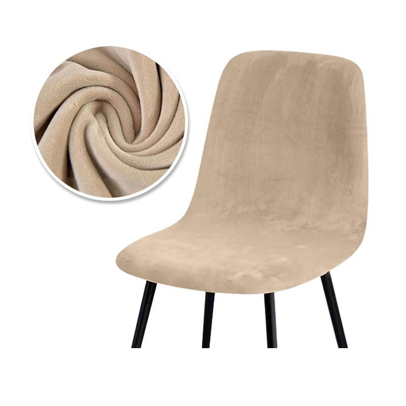 

Бархатный однотонный чехол для стула, защитный чехол для барного стула, чехол для скамейки, короткий чехол для сиденья, дешевое высокое качество для дома, бесплатная доставка 1 Piece