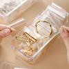 10Pcs Jewelry Storage Bag Self Seal Multi-purpose PVC Visible Antitarnish Jewelry Rings Earrings Packing Storage Pouch for Gift