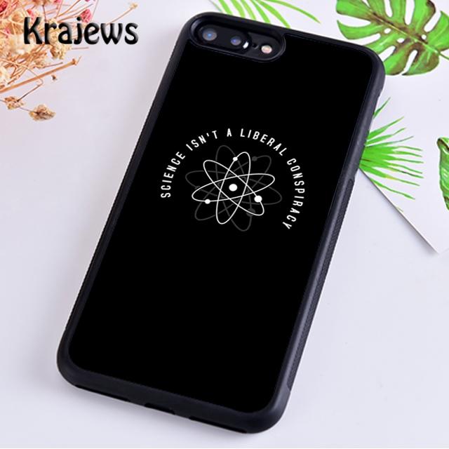 Krajews Atom Science Chemistry Phone Case Cover For iPhone 17 Air 16 15 14 plus 11 12 13 pro max coque Shell Fundas