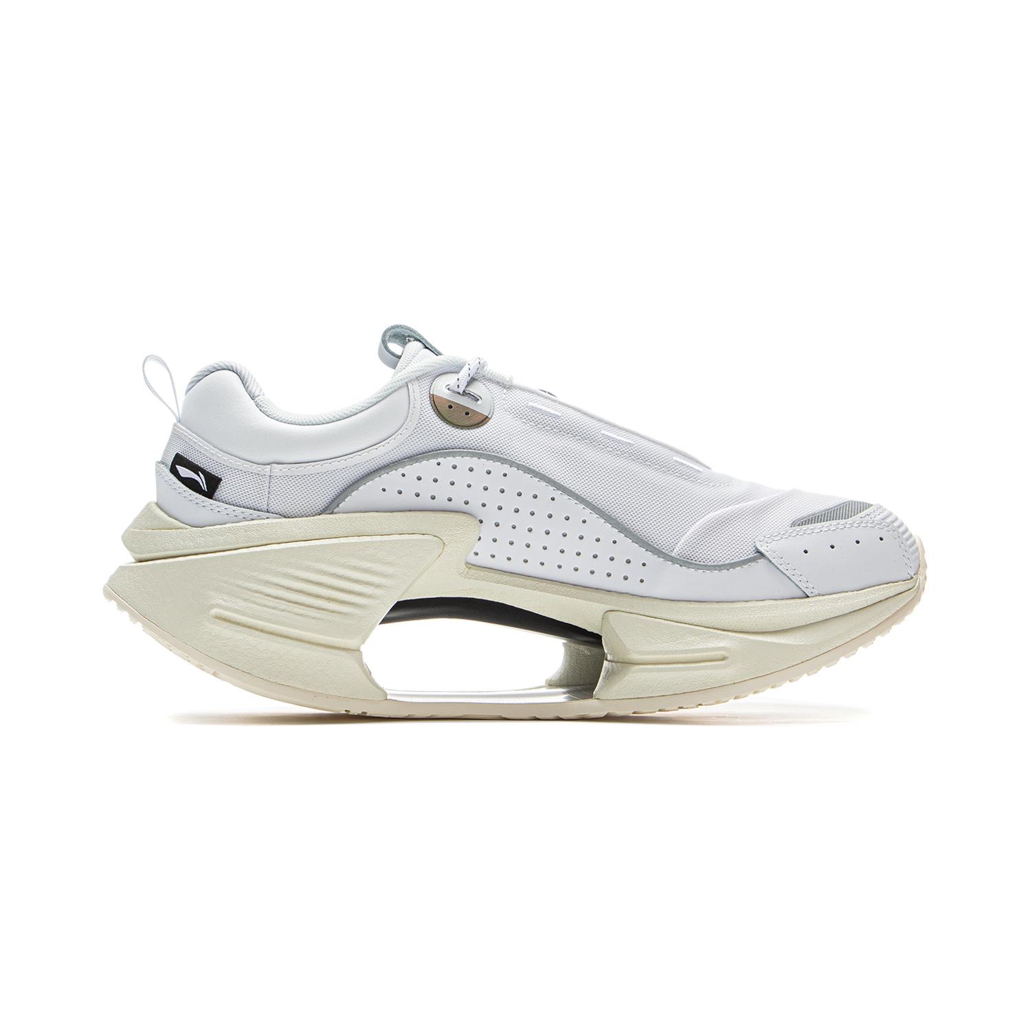 

Новые кроссовки для бега LiNing Cushioning Rebound с низким верхом, мужские, стандартные, белые, AZGV035-1 43.5