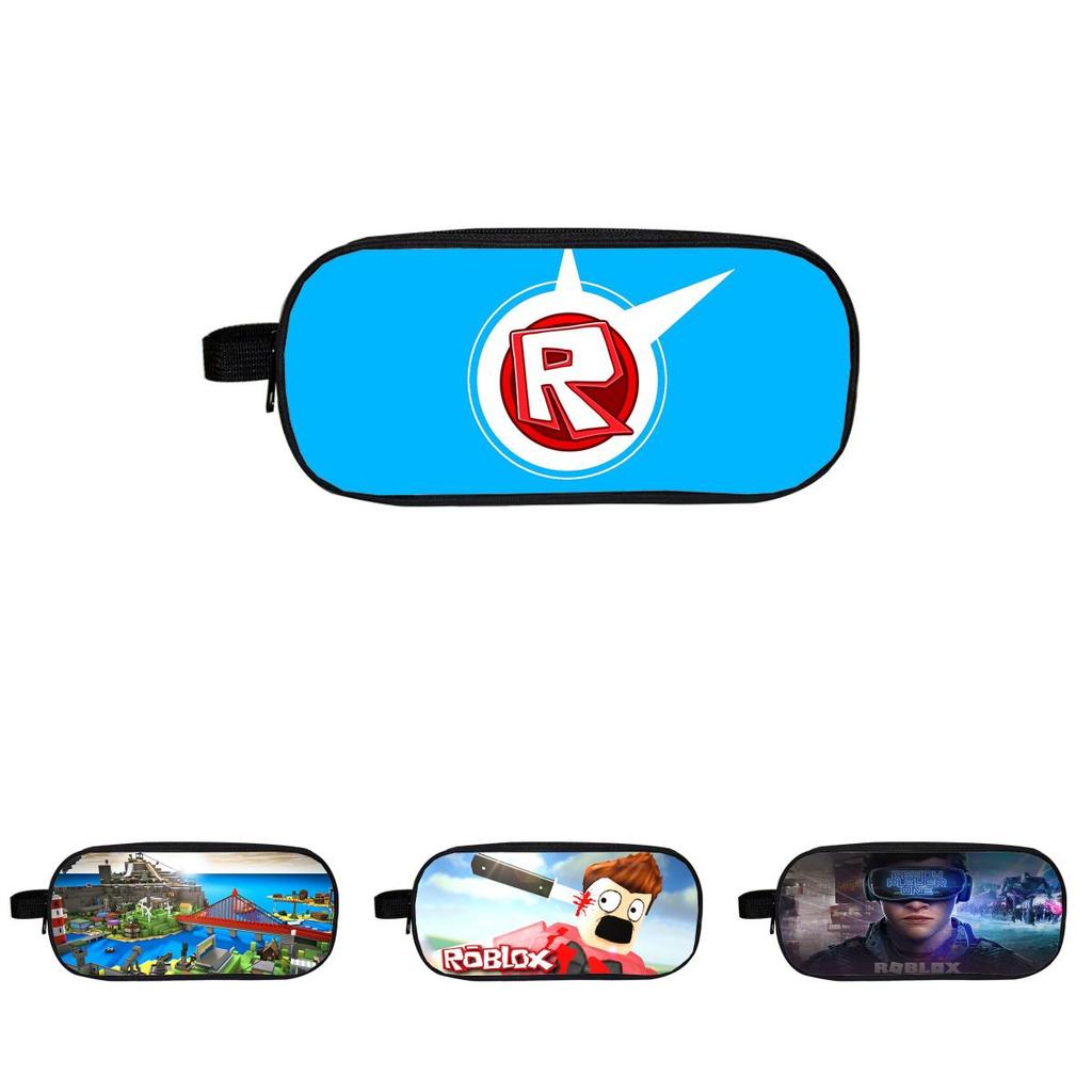 Roblox Cartoon Pencil Case For Boys And Girls With Durable Material**