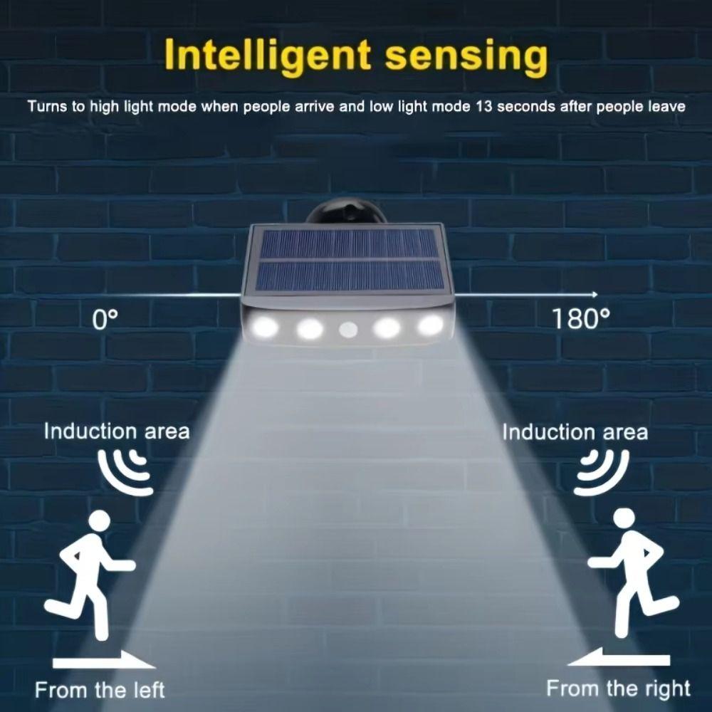 IP65 Waterproof Solar Outdoor Light 3 Modes LED Solar Lights Waterproof Wall Lamp  Wall Mount