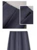 Women's Gray Sequin High-Waisted Mini A-Line Skirt - Spring/Autumn 2025