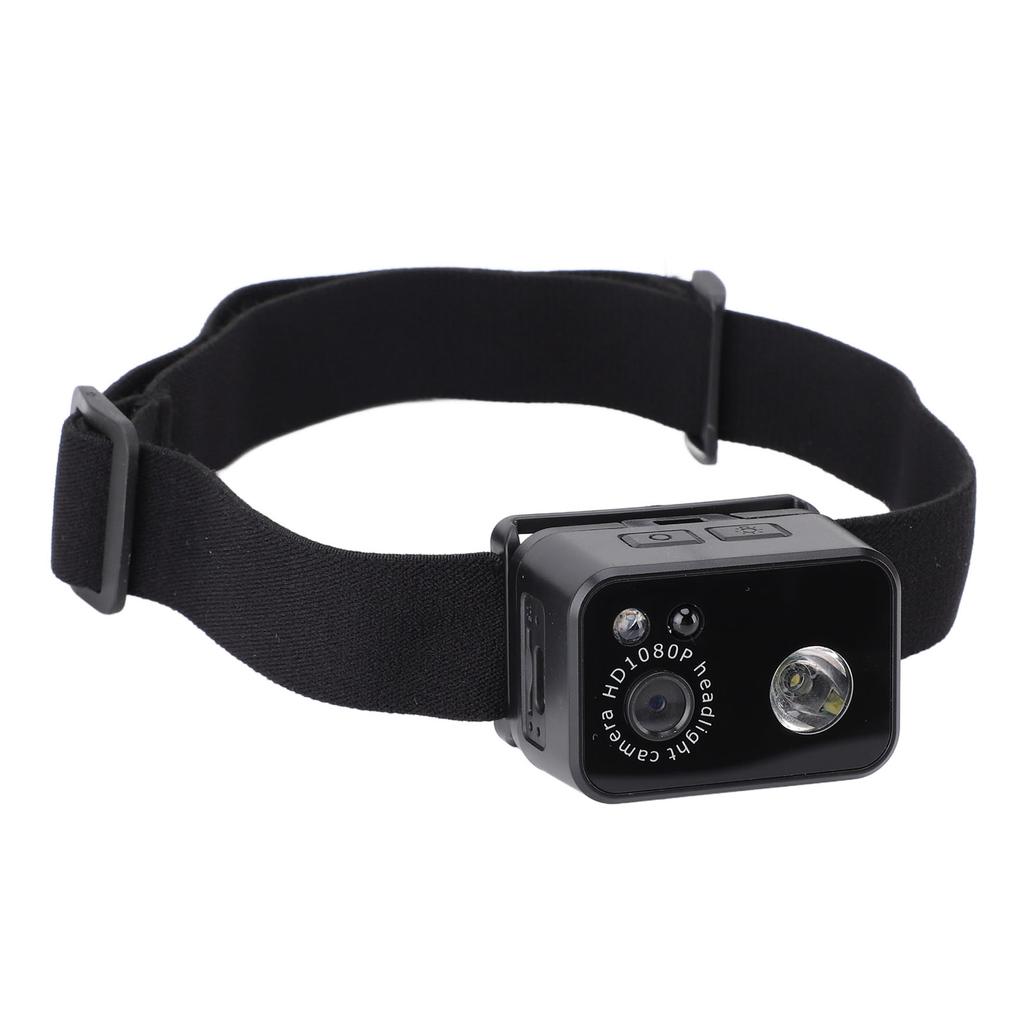 Headlamp Camera 3W LED 1080P 2MP Smart Sensor Headlamp Wearable Camera 1000mAh with Headband for