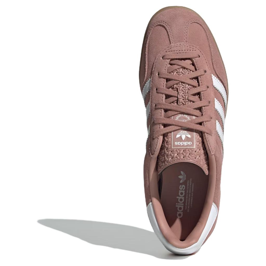 Adidas Sneakers Gazelle Indoor Argilla Calda Gomma Donna Rosa Nuvola-Bianco JS1397