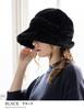 Faux Fur Amy Newsboy Cap with Large Long and Wide Light UV Adjustable Perfect for Fall and Winter Loo&c Women's 2-Way Ears, Size, Brim, 100% Blocking,