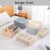 Five Sets Mesh Storage Compartment Pants Underwear Storage Organizer Closet Drawer Layers Organizer Handheld Socks Compartment Bag