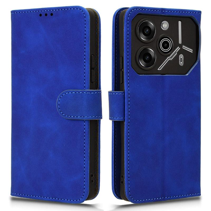 For TECNO Pova 6 Pro 5G Case Skin-Touch Texture Foldable Stand Phone Cover