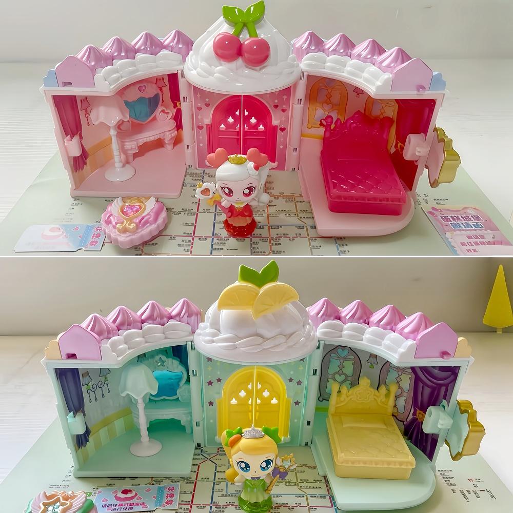 Original Catch Teenieping Anime Figures Magic Sweetheart Cake Castle Sweet And Sour Princess Toys Birthday Gifts 