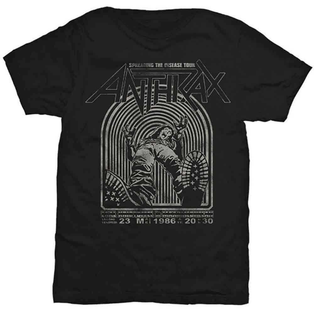 Anthrax Men s Spreading The Disease Short Sleeve T-Shirt, Black, XX-Large 2XL
