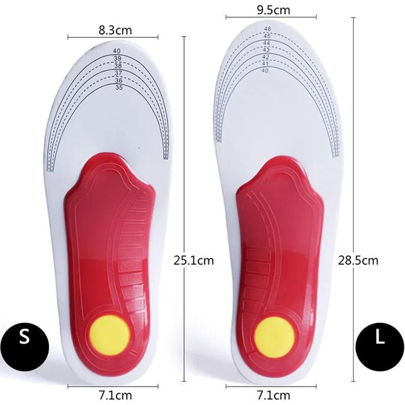 Premium Orthotic High Arch Support Insoles Gel Pad 3D Arch Support Flat Feet For Women Men Orthopedic Work Shoes Sole Foot Pain