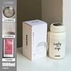 1000ml Stainless Steel Insulated Travel Mug With Tea Infuser Leakproof Portable Thermos Office Outdoor Camping