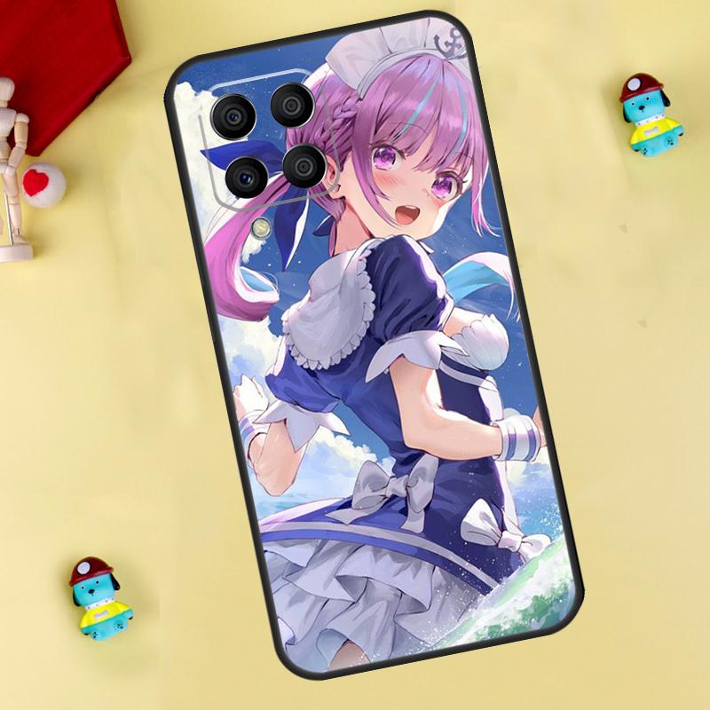 Minato Aqua Hololive Hülle Für Samsung Galaxy M35 M55 M15 M11 M12 M13 M14 M06 M16 M36 M56 M31 M53 M32 M52 M34 M54