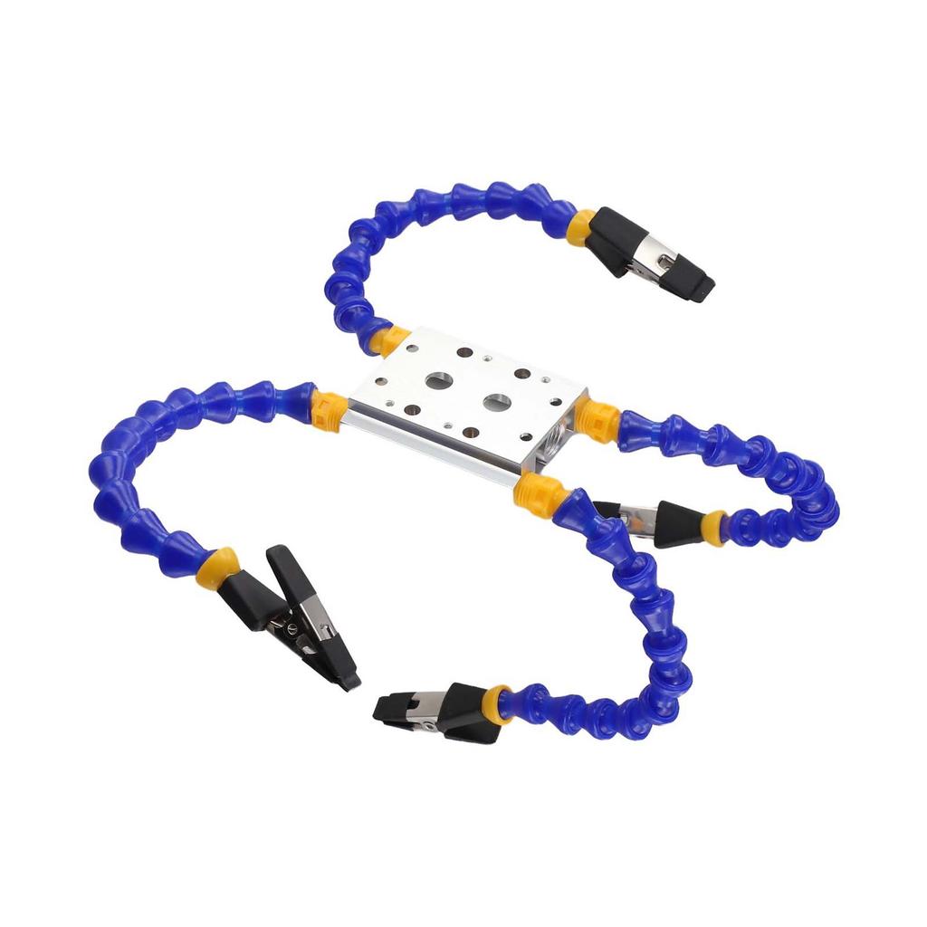 Soldering Tool with Flexible Arms Welding Table Clamp for Secure Holding of Small Components and Circuit Boards