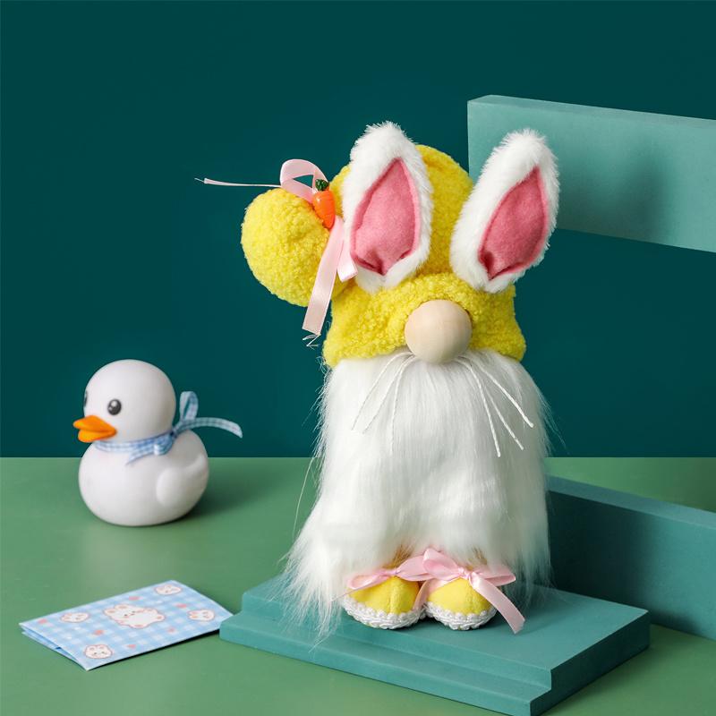 Easter Gnome Bunny Rabbit Nordic Gonk Tomte Pluszowe zabawki Lalki ozdoby Prezenty dla dzieci