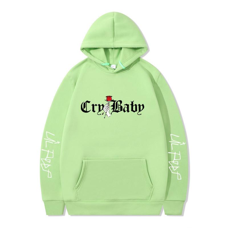 New product, American rap singer lil peep shirt men's and women's fleece hooded sweater