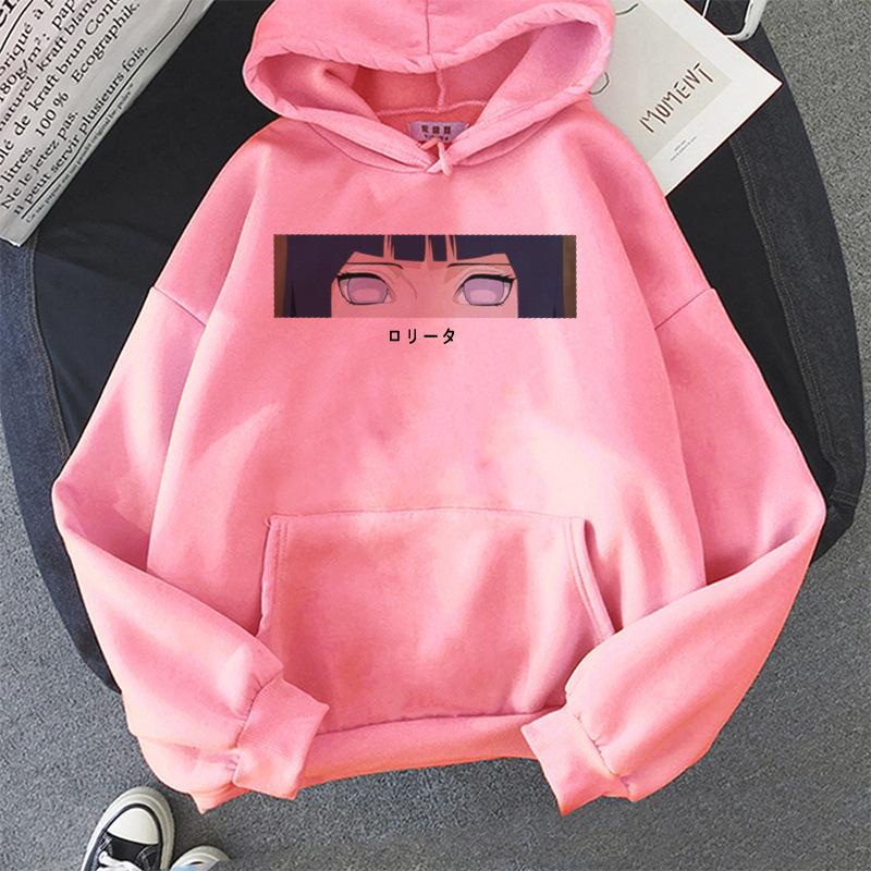 Hyuga Hinata Men Fashion Hoodies Men Women Hooded Sweatshirts Fashion Hip Hop Casual Pullovers