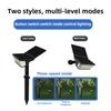 1-2PCS Solar Landscape Spotlights Garden 65LED Solar Pathway Light Outdoor  Dual Solar Panels Wall Lamp Waterproof Porch Garage