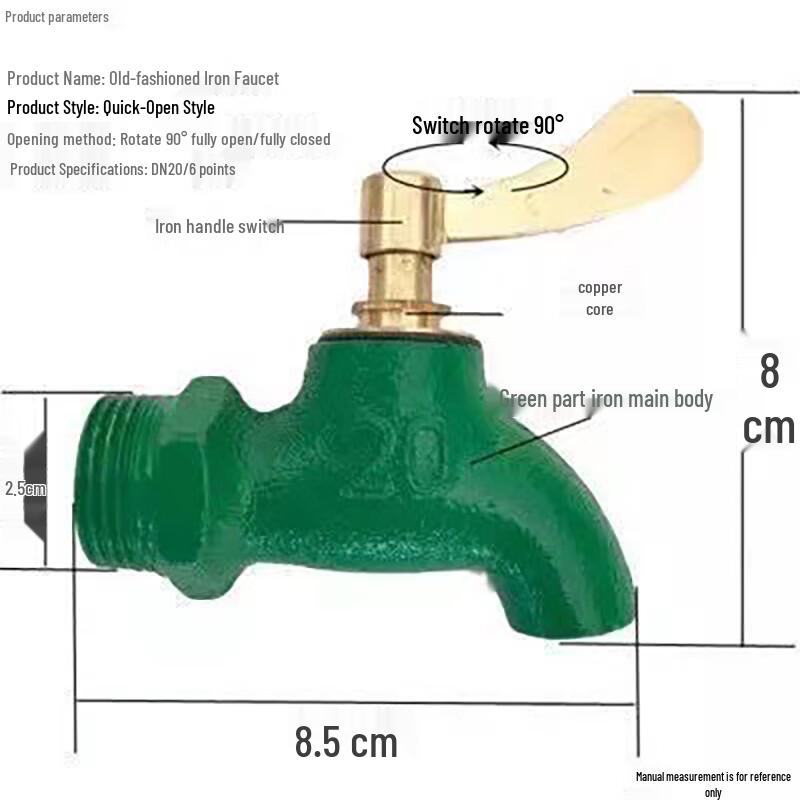 

Old-Style Cast Iron Outdoor Faucet