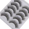 Cruelty-free  Wispy Thick Cross 3D Soft Mink Hair Eye Lash Extension Natural Long  False Eyelashes