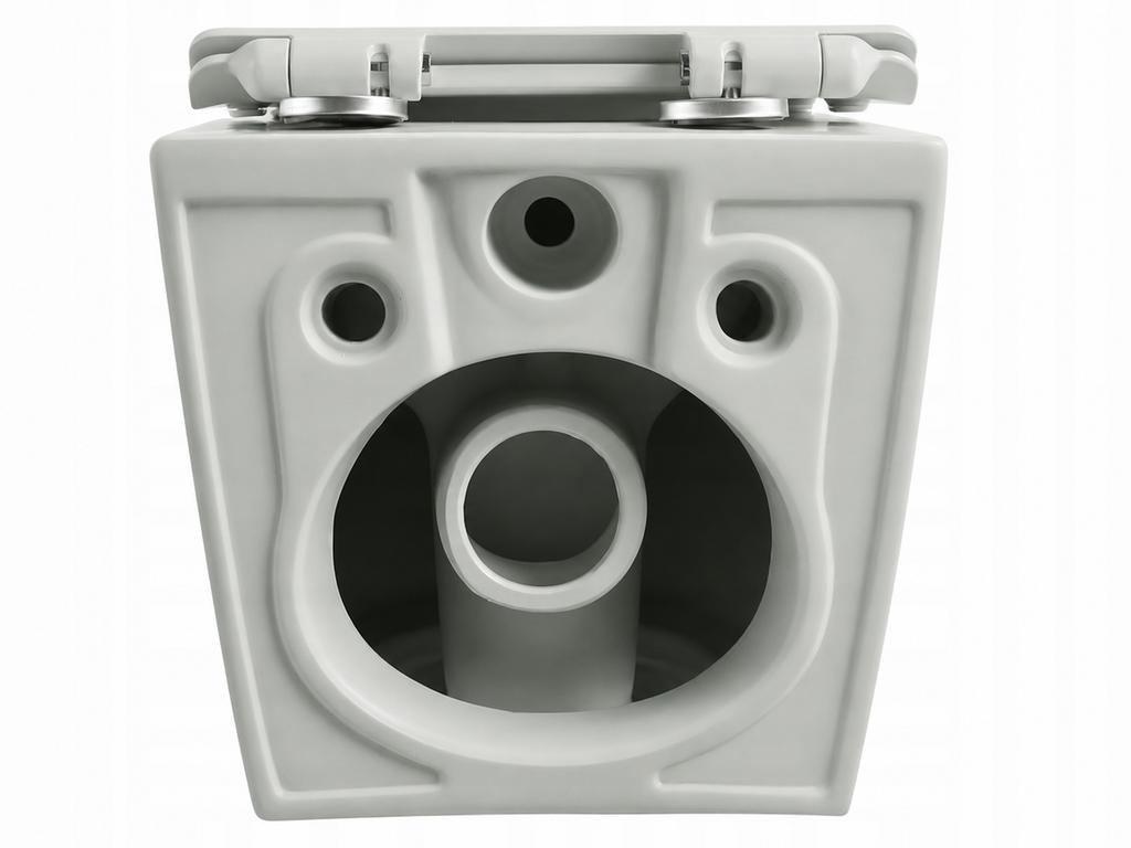 Interno 49 CM Tornado Wall-Hung Toilet Bowl With Seat W/O Light Grey Matt