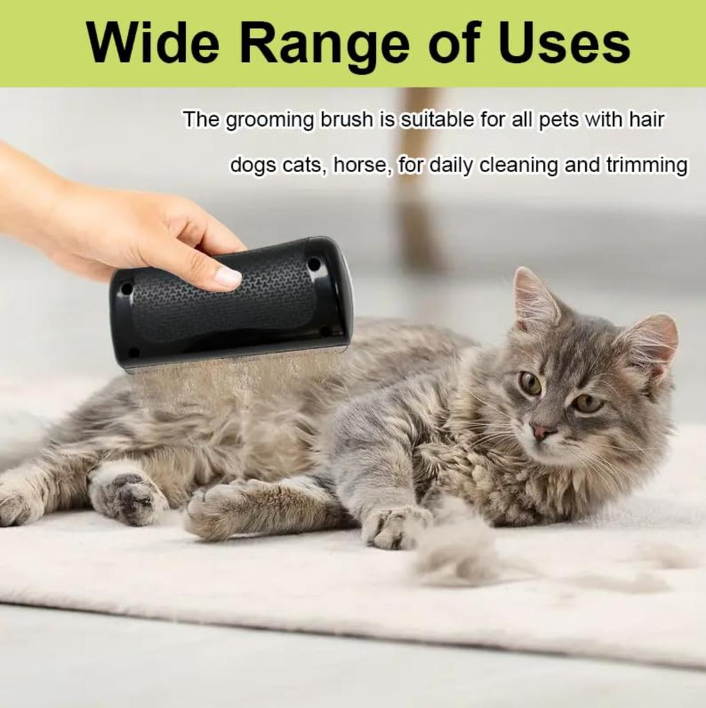 Pet Grooming Brush Cat Comb Shedding Rake Pet Hair Remover Brush Hair Grooming Tool Pet Furs Trimming Dematting Brush