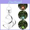 Solar Garden Wind Spinner Led Light Waterproof Rgb Colorful Lawn Decor For Outdoor Landscaping