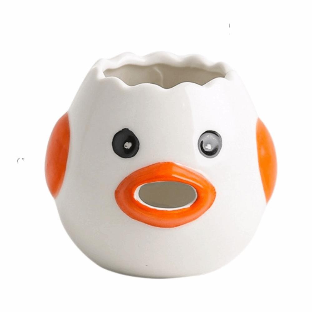 Ceramic Egg White Separator Easy Separation Cartoon Egg Yolk Separator Kitchen Accessories Efficient Egg Liquid Filter